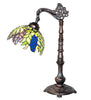 Meyda Lighting Lighting 20" High Tiffany Honey Locust Bridge Arm Table Lamp