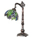 Meyda Lighting Lighting 20" High Tiffany Honey Locust Bridge Arm Table Lamp