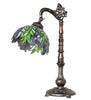 Meyda Lighting Lighting 20" High Tiffany Honey Locust Bridge Arm Table Lamp