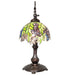 Meyda Lighting Lighting 20" High Tiffany Honey Locust Bridge Arm Table Lamp