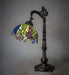 Meyda Lighting Lighting 20" High Tiffany Honey Locust Bridge Arm Table Lamp