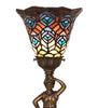 Meyda Lighting Lighting 20" High Tiffany Peacock Feather Accent Lamp