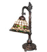 Meyda Lighting Lighting 20" High Tiffany Roman Bridge Arm Table Lamp