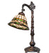 Meyda Lighting Lighting 20" High Tiffany Roman Bridge Arm Table Lamp