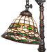 Meyda Lighting Lighting 20" High Tiffany Roman Bridge Arm Table Lamp