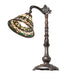 Meyda Lighting Lighting 20" High Tiffany Roman Bridge Arm Table Lamp