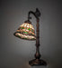 Meyda Lighting Lighting 20" High Tiffany Roman Bridge Arm Table Lamp