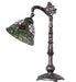 Meyda Lighting Lighting 20" High Tiffany Rosebush Bridge Arm Desk Lamp