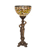 Meyda Lighting Lighting 20" High Tiffany Turning Leaf Accent Lamp