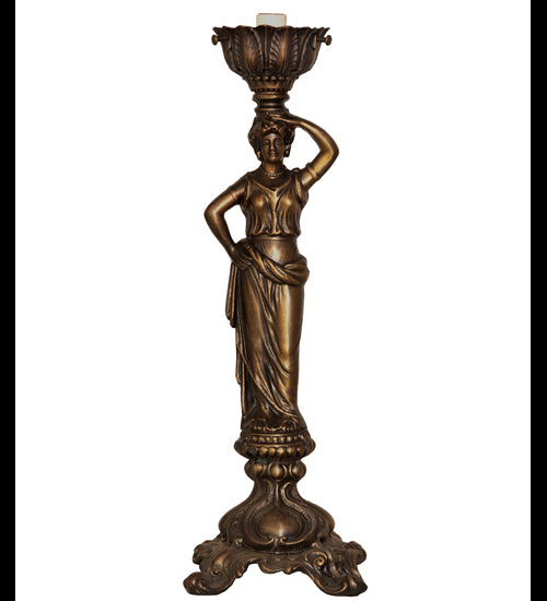 Meyda Lighting Lighting 20" High Tiffany Turning Leaf Accent Lamp