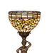 Meyda Lighting Lighting 20" High Tiffany Turning Leaf Accent Lamp