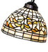 Meyda Lighting Lighting 20" High Tiffany Turning Leaf Bridge Arm Table Lamp