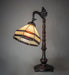 Meyda Lighting Lighting 20" High Topridge Bridge Arm Table Lamp