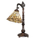 Meyda Lighting Lighting 20" High Willow Jadestone Bridge Arm Table Lamp