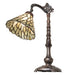 Meyda Lighting Lighting 20" High Willow Jadestone Bridge Arm Table Lamp