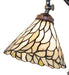 Meyda Lighting Lighting 20" High Willow Jadestone Bridge Arm Table Lamp