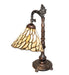 Meyda Lighting Lighting 20" High Willow Jadestone Bridge Arm Table Lamp