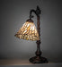 Meyda Lighting Lighting 20" High Willow Jadestone Bridge Arm Table Lamp