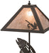 Meyda Lighting Lighting 21.5" High Leaping Trout Table Lamp