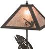 Meyda Lighting Lighting 21.5" High Leaping Trout Table Lamp