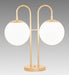 Meyda Lighting Lighting 21" High Bola Deux 2 Light Table Lamp