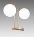 Meyda Lighting Lighting 21" High Bola Deux 2 Light Table Lamp