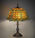 Meyda Lighting Lighting 21" High Duffner & Kimberly Shell & Diamond Table Lamp
