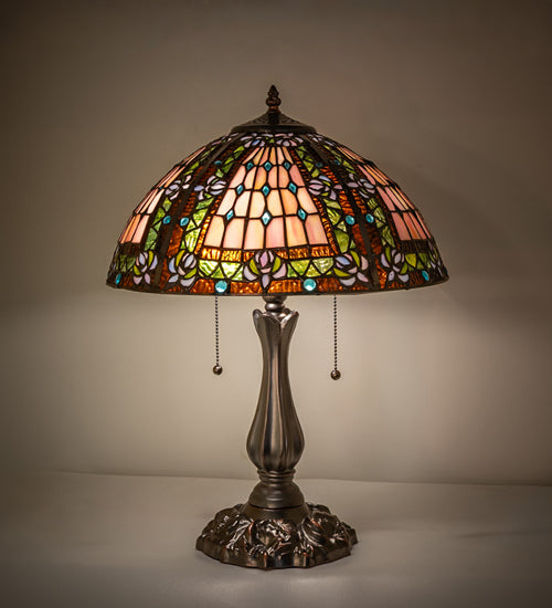 Meyda Lighting Lighting 21" High Fleur-de-lis Table Lamp