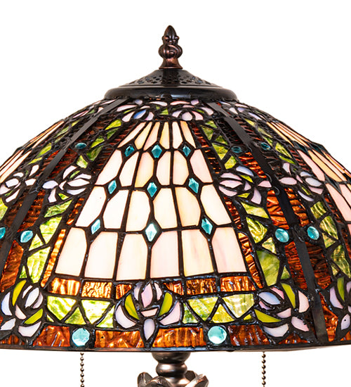 Meyda Lighting Lighting 21" High Fleur-de-lis Table Lamp