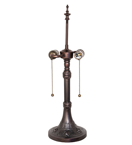 Meyda Lighting Lighting 21" High Jeweled Rose 2 Light "S" Cluster Table Base
