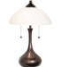 Meyda Lighting Lighting 21" High Metro Frosty Glass Table Lamp