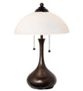 Meyda Lighting Lighting 21" High Metro Frosty Glass Table Lamp