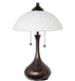 Meyda Lighting Lighting 21" High Metro Frosty Glass Table Lamp