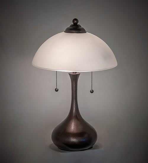 Meyda Lighting Lighting 21" High Metro Frosty Glass Table Lamp