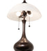 Meyda Lighting Lighting 21" High Metro Frosty Glass Table Lamp