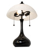Meyda Lighting Lighting 21" High Metro Frosty Glass Table Lamp