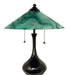 Meyda Lighting Lighting 21" High Metro Mente Swirl Glass Table Lamp
