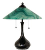 Meyda Lighting Lighting 21" High Metro Mente Swirl Glass Table Lamp