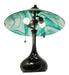 Meyda Lighting Lighting 21" High Metro Mente Swirl Glass Table Lamp