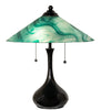 Meyda Lighting Lighting 21" High Metro Mente Swirl Glass Table Lamp