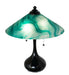 Meyda Lighting Lighting 21" High Metro Mente Swirl Glass Table Lamp