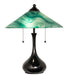 Meyda Lighting Lighting 21" High Metro Mente Swirl Glass Table Lamp