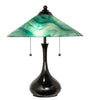Meyda Lighting Lighting 21" High Metro Mente Swirl Glass Table Lamp