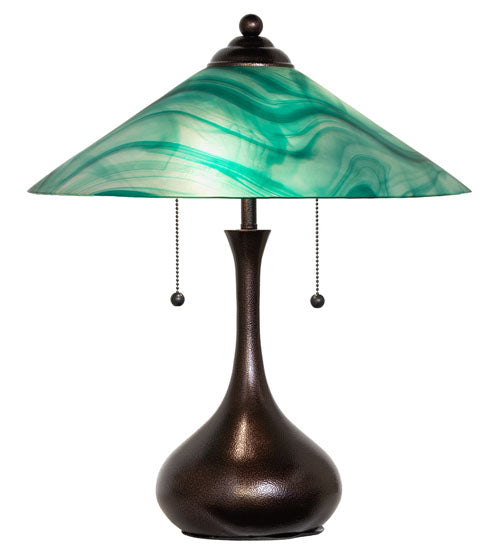 Meyda Lighting Lighting 21" High Metro Mente Swirl Table Lamp
