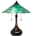Meyda Lighting Lighting 21" High Metro Mente Swirl Table Lamp