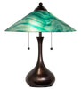 Meyda Lighting Lighting 21" High Metro Mente Swirl Table Lamp