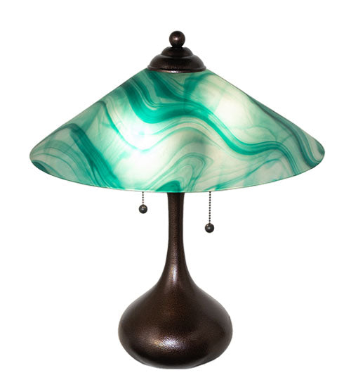 Meyda Lighting Lighting 21" High Metro Mente Swirl Table Lamp