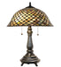 Meyda Lighting Lighting 21" High Tiffany Fishscale Table Lamp