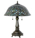 Meyda Lighting Lighting 21" High Tiffany Fishscale Table Lamp