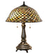 Meyda Lighting Lighting 21" High Tiffany Fishscale Table Lamp